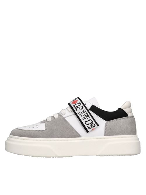 Sneakers in camoscio e tessuto DSQUARED2 | 77603 CROSTA-GINEVRABIANCO-GRIGIO-NERO